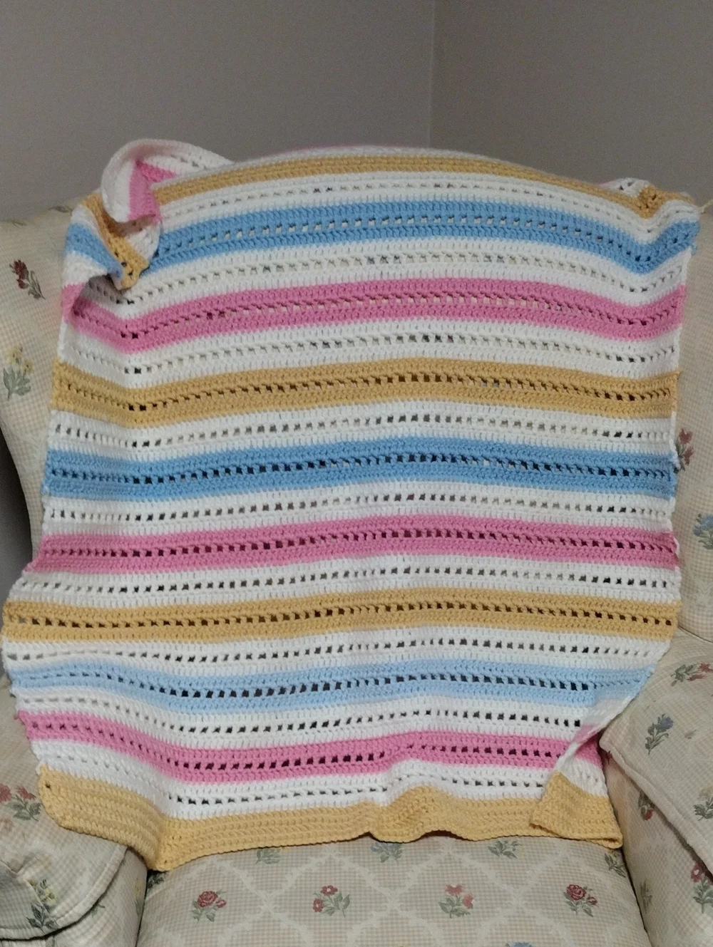 Colorful Handcrafted Lap Afghan